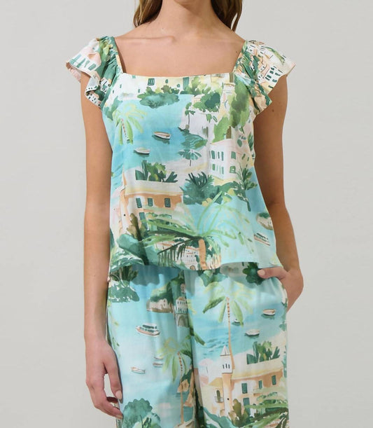 Sugarlips - Isla Breeze Ruffle Top