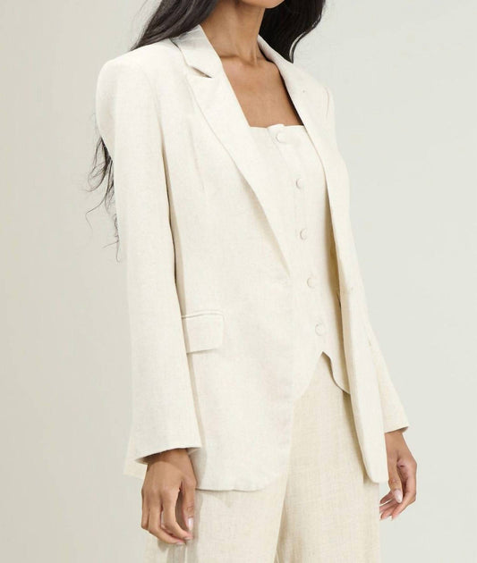 Sugarlips - Candida Fitted Notch Lapel Blazer