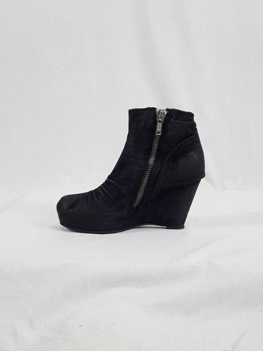 Rick Owens - Women's Suede Wedge Boot