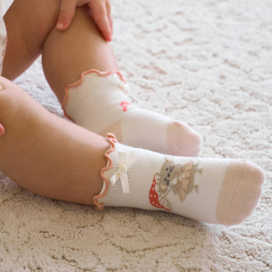 Elegant Baby - Magical Mouse Non Slip Baby Socks - 6 Pack