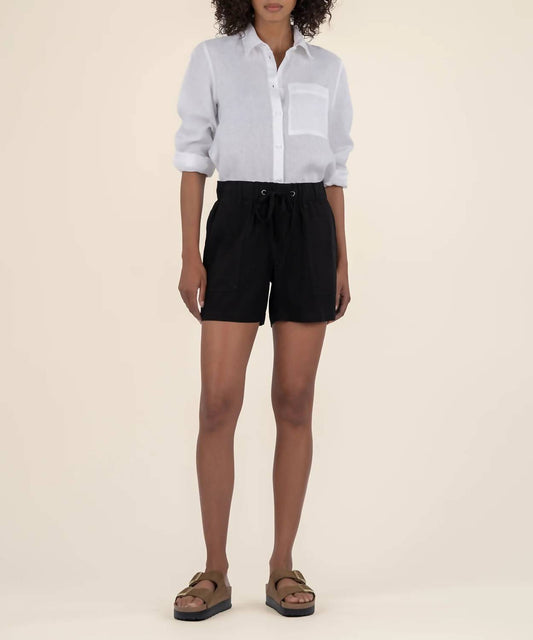 Kut From The Kloth - Katana High Rise Drawstring Shorts