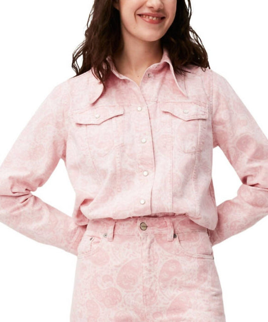 Ganni - Denim Western Top