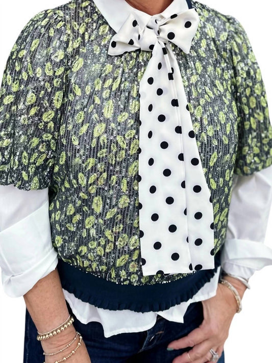 Voy - Thistle Sequin Top