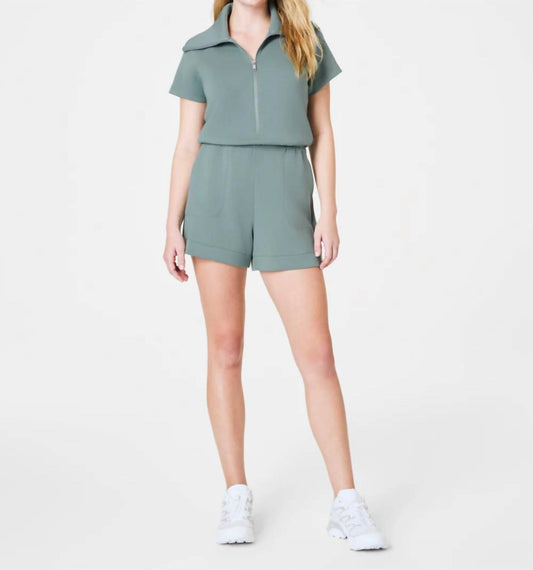 Spanx - Airessentials Half Zip Romper