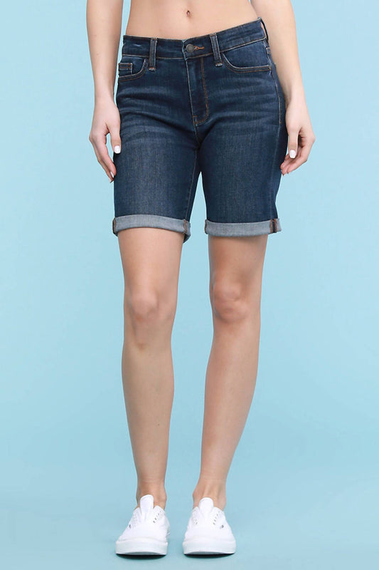 Judy Blue - Cuffed Bermuda Shorts