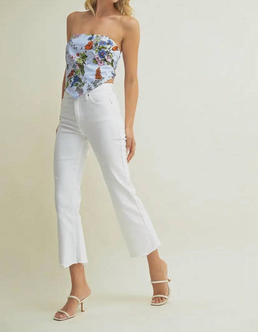 Just Black Denim - Vintage Cropped Flare Jean