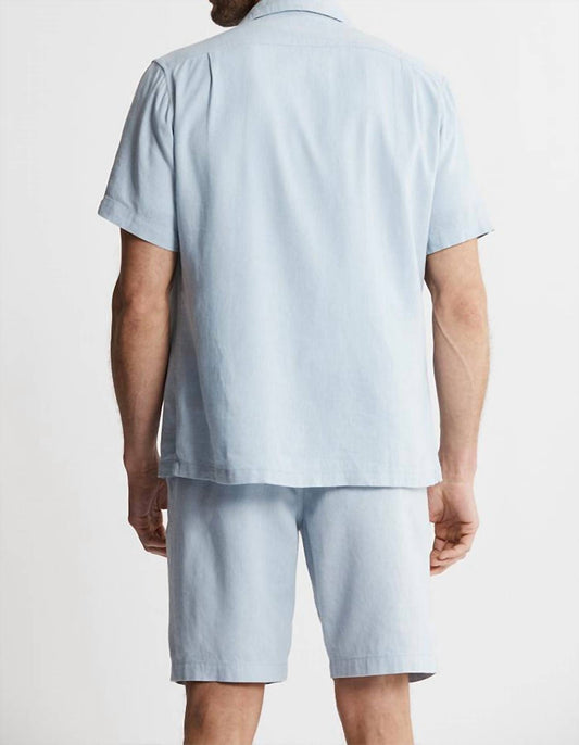 Jachs New York - Linen Suffolk Short Sleeve Camp Shirt
