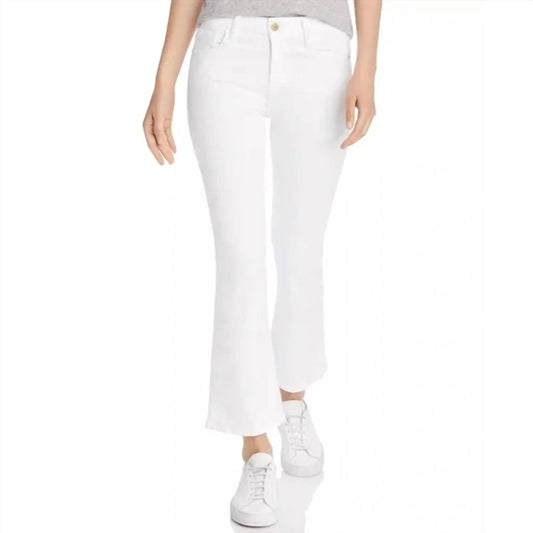 Frame - Denim Braid Waistband Le Crop Mini Boot Jean