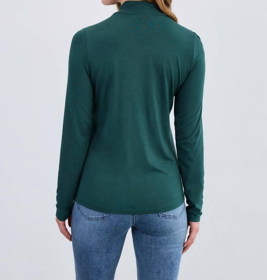 Fdj - Long-sleeve Mock Neck Top