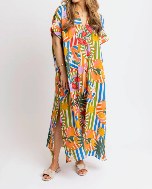 Karlie - Island Fruit Maxi Dress
