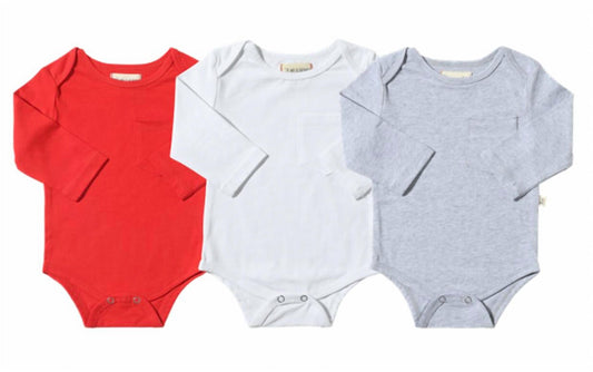 Me & Henry - Baby Boy's Tellico Onesie - Triple Pack