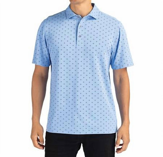 Cutter & Buck - Virtue Eco Pique Tile Print Polo Shirt
