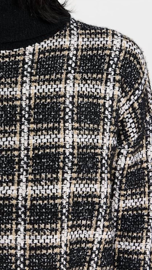 Splendid - Ginny Plaid Knit Turtleneck Sweater
