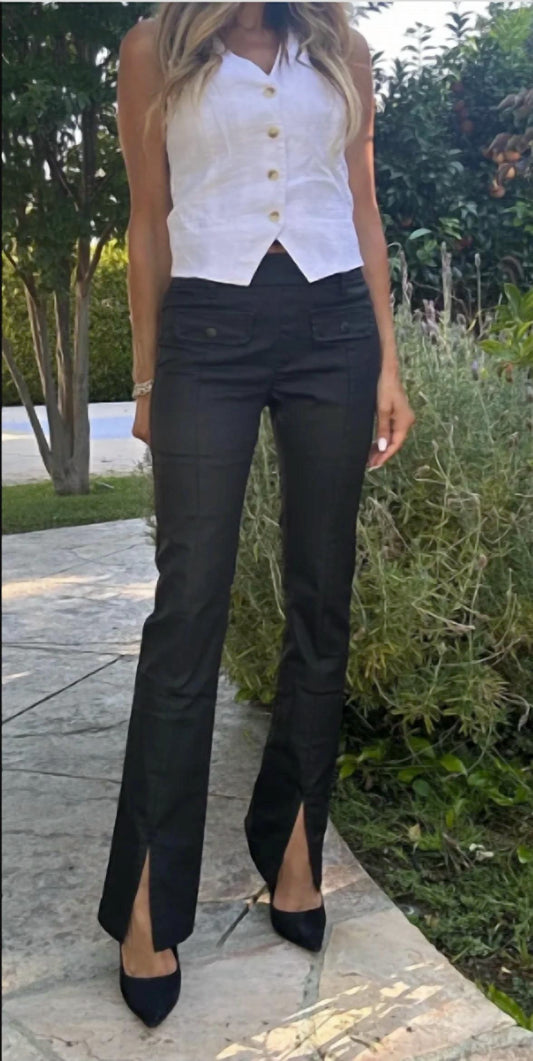 Bevy Flog - Adele Slit Pull On Pants