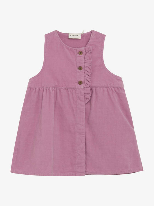 Minymo - Girl's Lined Corduroy Jumper Dress