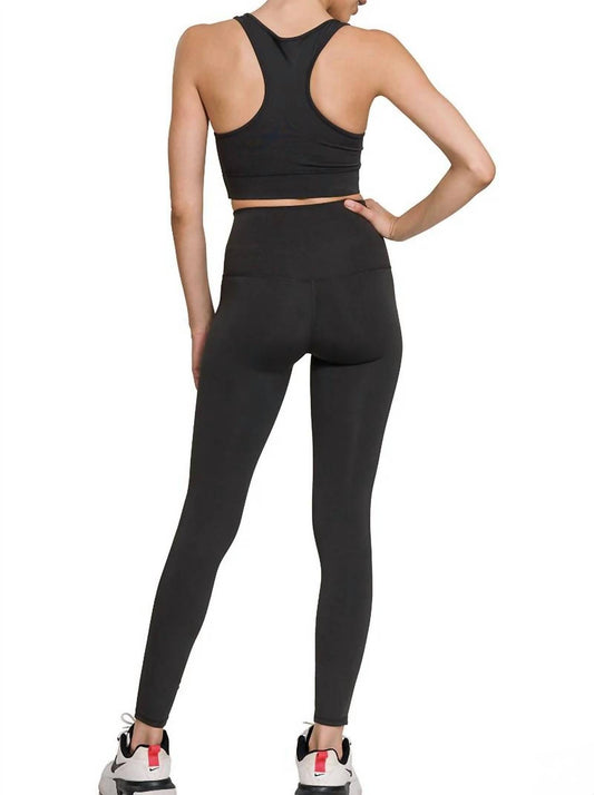 Zenana - Athletic Racerback Scoop Neck Tank Top