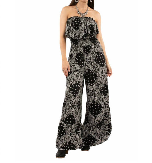 Scully - Bandana Print Jumpsuit