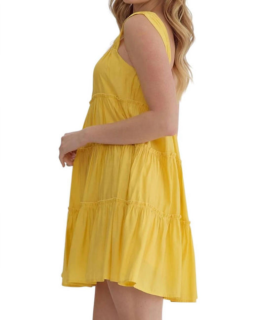 Entro - Square Neck Mini Dress