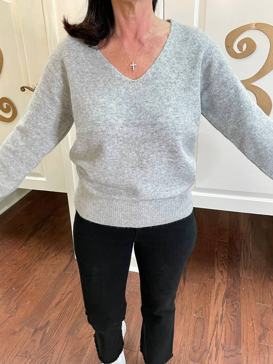 Skies Are Blue - Biggest Fan V Neck Sweater