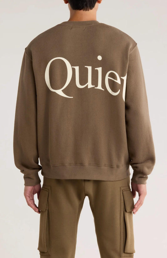 Museum Of Peace & Quiet - Jumbo Wordmark Crewneck Sweatshirt