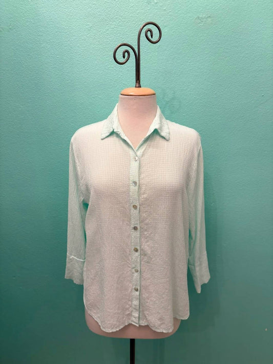 Cut Loose - Women's Easy Crop Shirt Crinkle Check