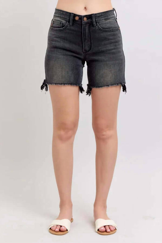 Judy Blue - Women's Cut Off Two Button Shorts