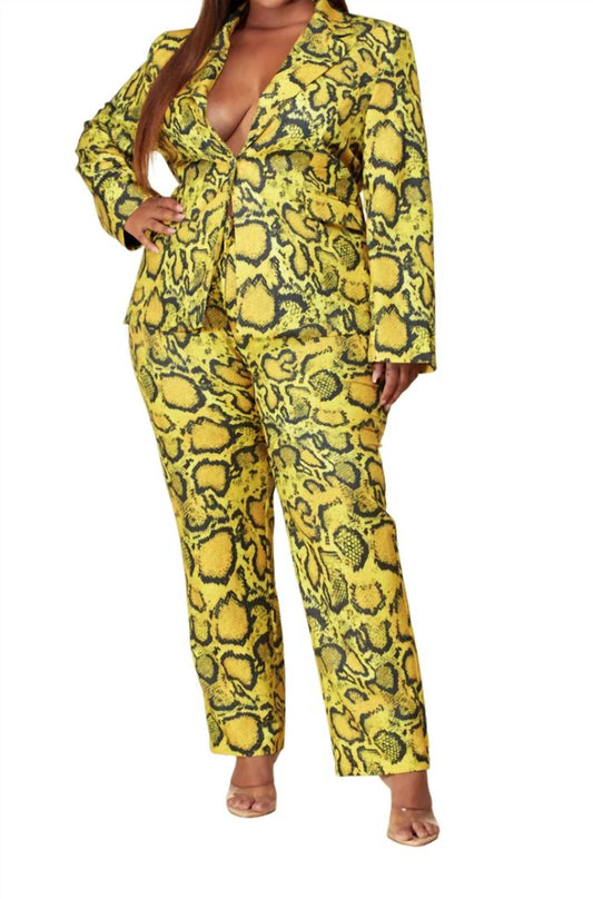 L'Atiste - Python Pant Set