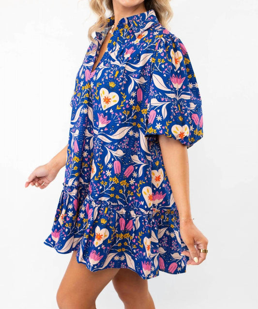 Sincerely Ours - Floral Print Mini Dress