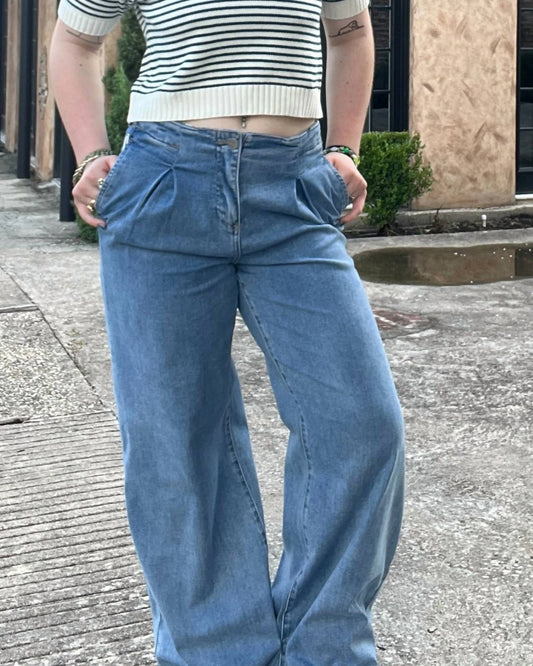 Risen - Laurel Mid-rise Wide Leg Jean