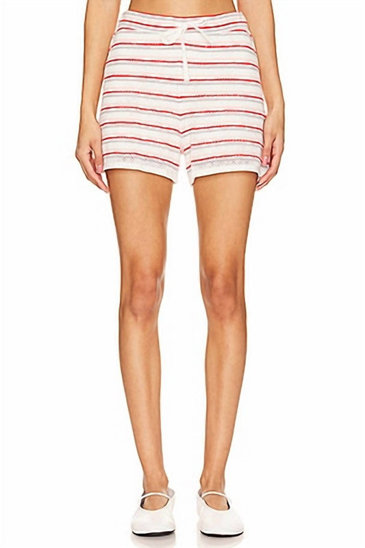Monrow - Women's Cotton Mesh Shorts
