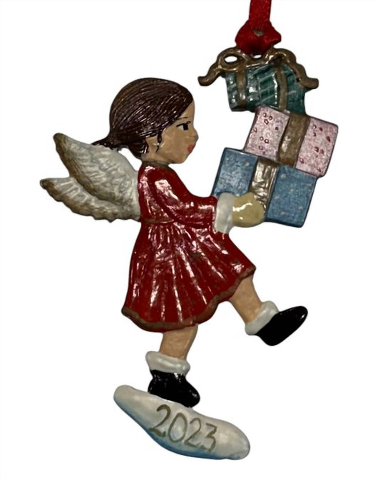 Wilhelm Schweizer - Christmas Delivery Angel Ornament