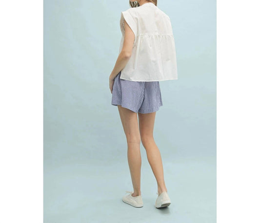 Wishlist - Pintucked Cap Sleeved Top