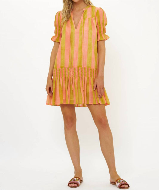 Oliphant - Smocked Drop Mini Dress