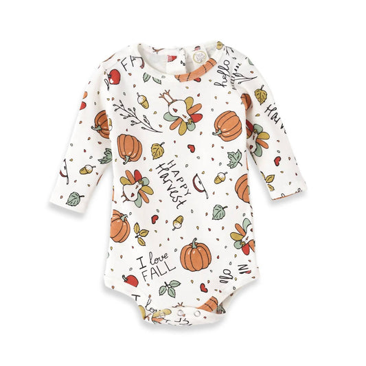 Tesa Babe - Baby Girl Or Boy Happy Harvest Long Sleeve Onesie