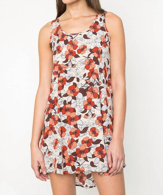 Hayden La - Floral Sleeveless Shift Dress