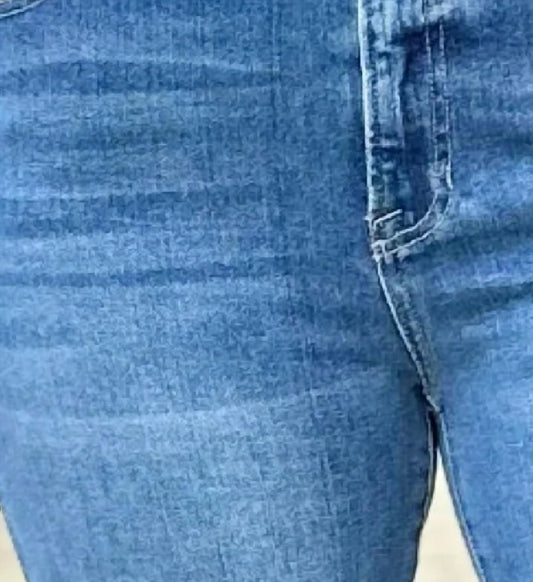 Risen - Paisley High Rise Distressed Slim Skinny Jeans