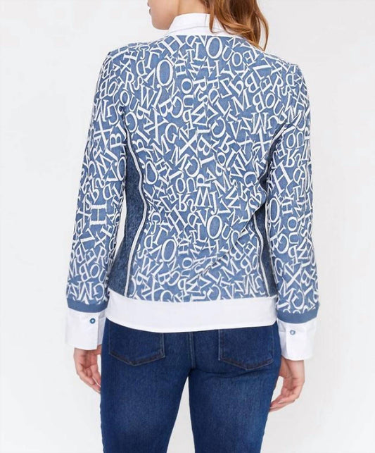 Dolcezza - Letter Print Blouse