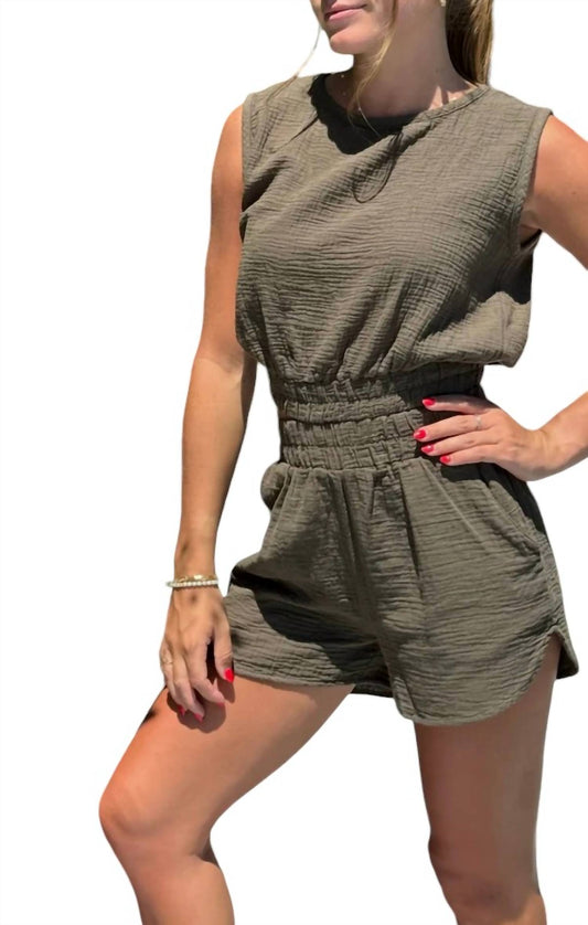 Bobi - Crew Neck Tank with Elastic Hem