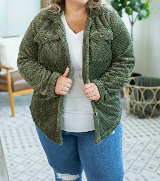 Michelle Mae - Fleece Shacket