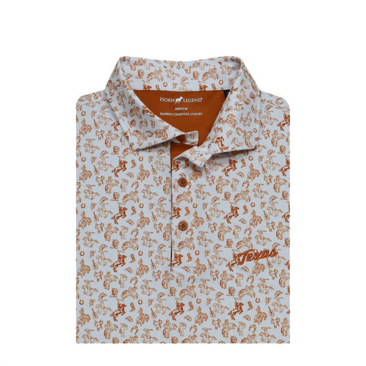 Horn Legend - Men's Texas Longhorns Cowboy Polo