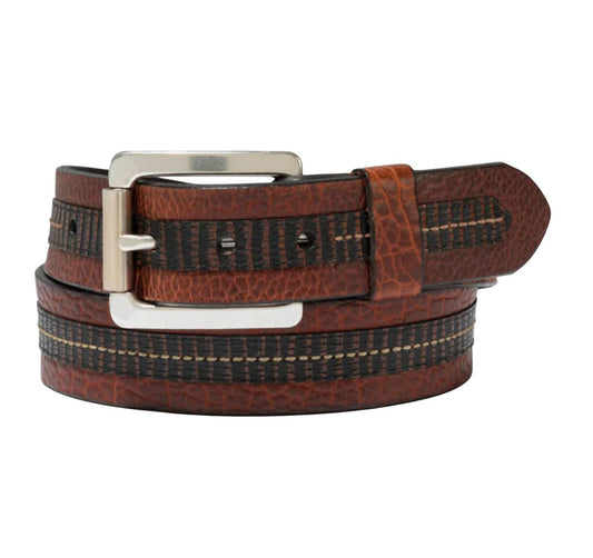 Lejon Leather Goods - Men's Vintage Bison Leather Loretto Usa Made Belt
