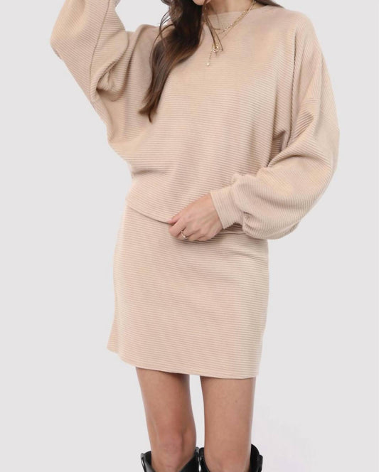 Sadie & Sage - On A Stroll Knit Mini Skirt