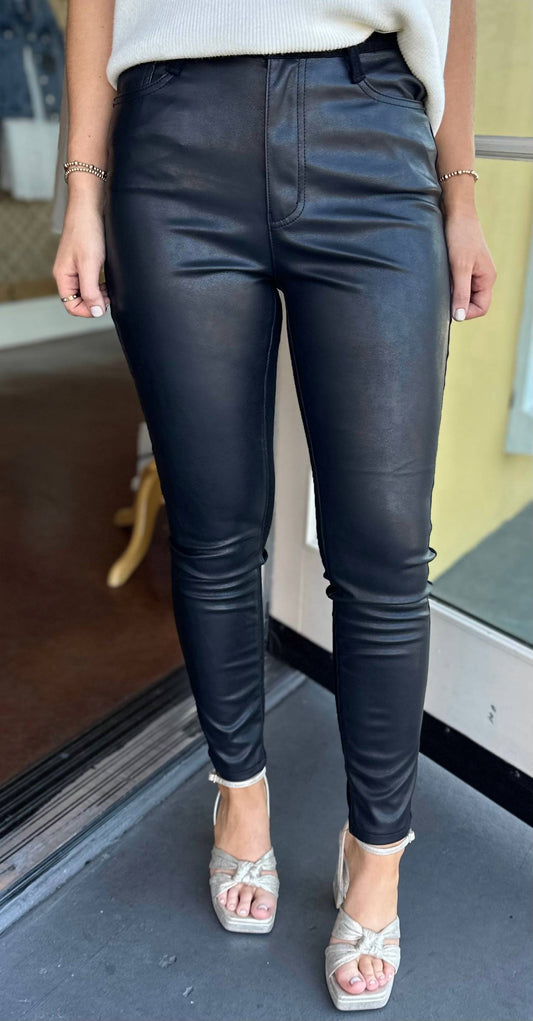 Judy Blue - Leather & Denim Jeans