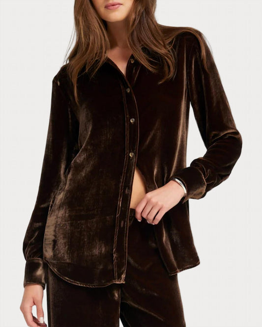Sprwmn - Elise Velvet Shirt