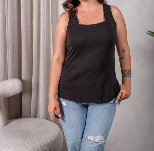 Paparazzi - Jersey Square Neck Tank Top