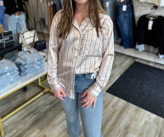 Tribal - Long Sleeve Shirt With Cuts