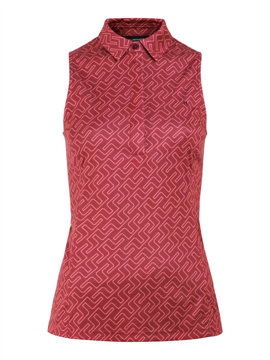 DENA PRINT SLEEVELESS TOP