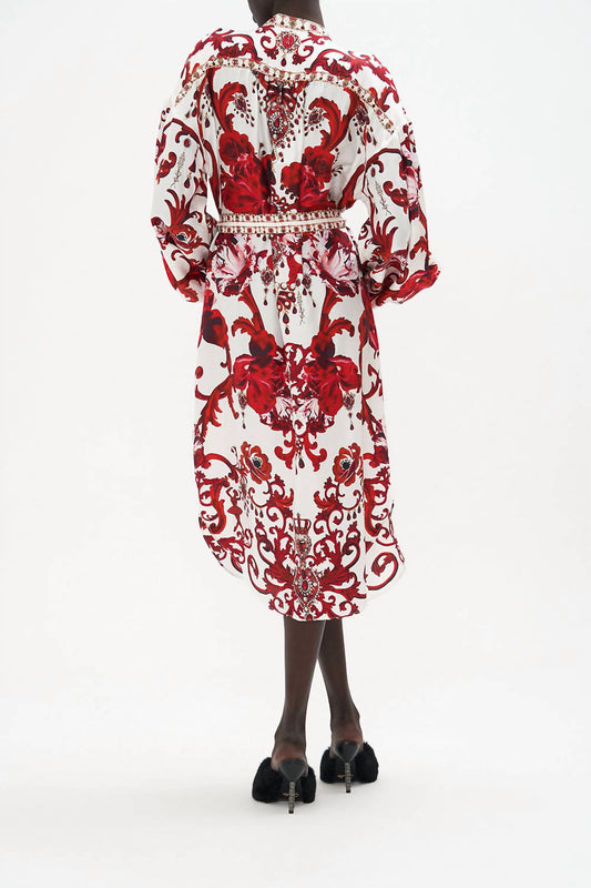 Camilla - Blouson Sleeve Midi Dress