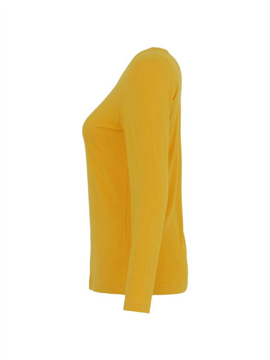 Dolcezza - Women's Crew Neck Long-sleeved Top