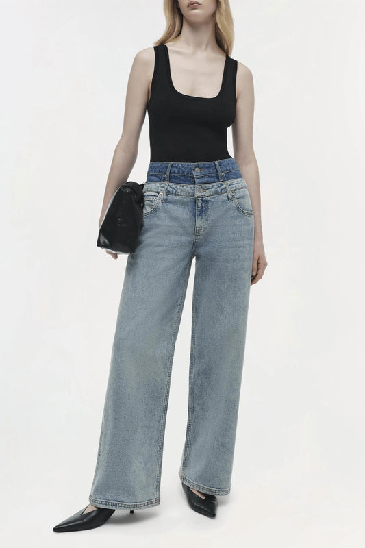 Simkhai - Kove Double Waistband Jean